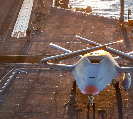 U.S. Navy Unveils First-Ever Drone Operations Hub on Aircraft Carrier