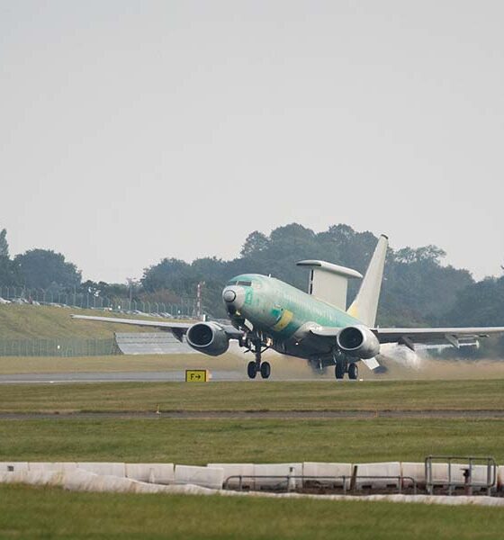 Boeing Completes First Flight of UK E-7 Wedgetail Aircraft