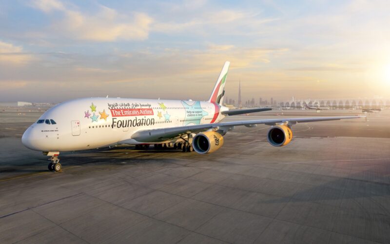 Emirates Airline Foundation A380 Livery Debuts and Takes to the Skies ...