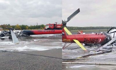 Two Russian Schoolboys Arrested for Destroying Mi-8T Helicopter