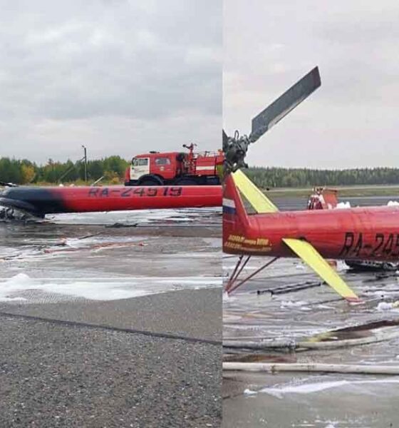 Two Russian Schoolboys Arrested for Destroying Mi-8T Helicopter