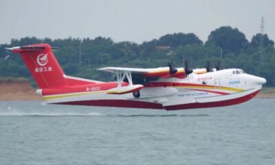 AG600 Amphibious Aircraft in China Passes Initial Certification Flight Test