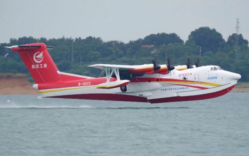 AG600 Amphibious Aircraft in China Passes Initial Certification Flight Test