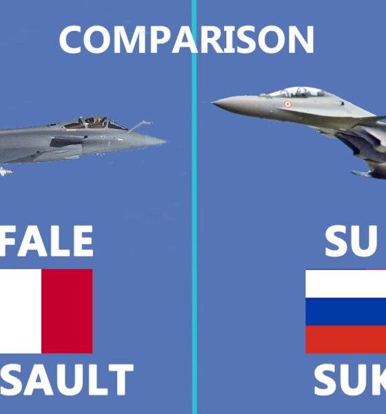 Comparison of Russian Su30 and France built Rafale fighter jet