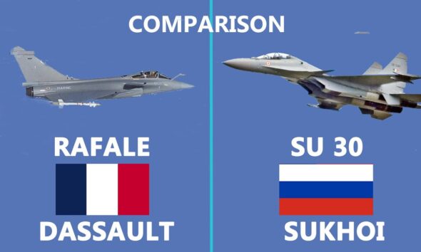 Comparison of Russian Su30 and France built Rafale fighter jet