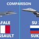 Comparison of Russian Su30 and France built Rafale fighter jet