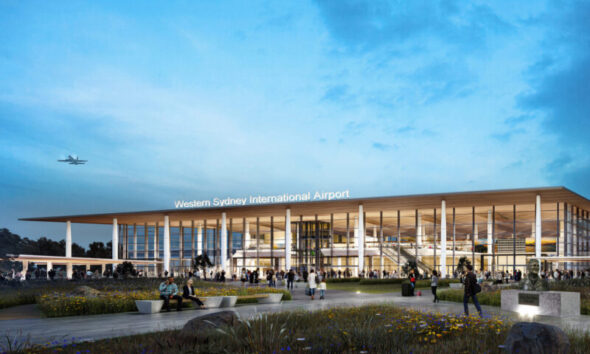 Western Sydney Airport Welcomes Its First Plane After 6 Years of construction