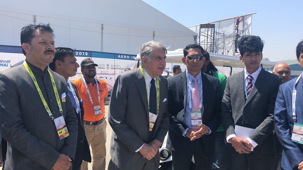 When Ratan Tata was denied entry to the airfield at the Aero India show, he waited