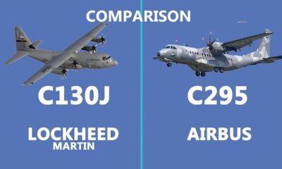 Comparison of the C130J vs C295 cargo aircraft