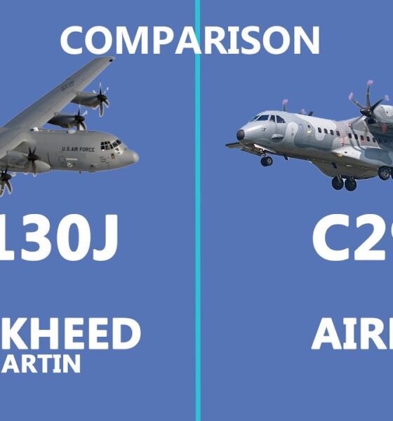 Comparison of the C130J vs C295 cargo aircraft