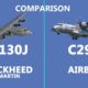 Comparison of the C130J vs C295 cargo aircraft