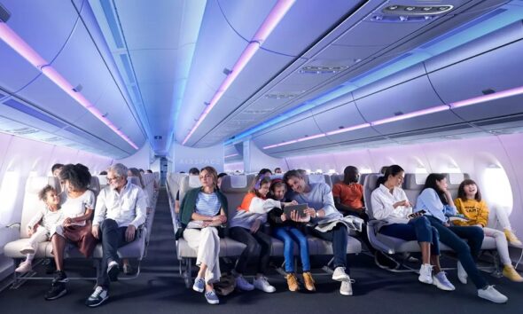 Airbus Enhances A350 Cabin with 10-Abreast Seating