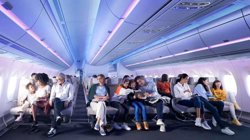 Airbus Enhances A350 Cabin with 10-Abreast Seating