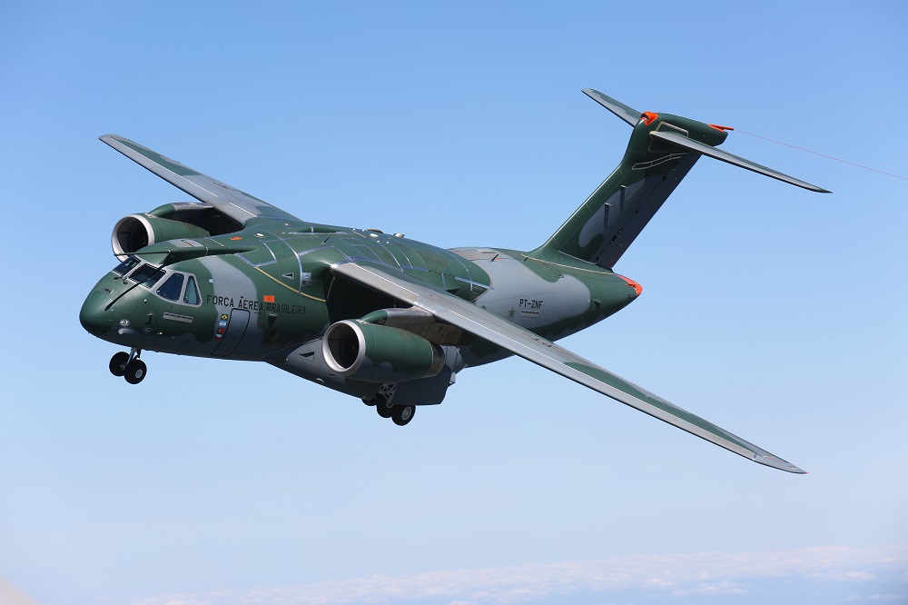 Is the Embraer C-390 better than the C-130 aircraft being displayed at Aero India?