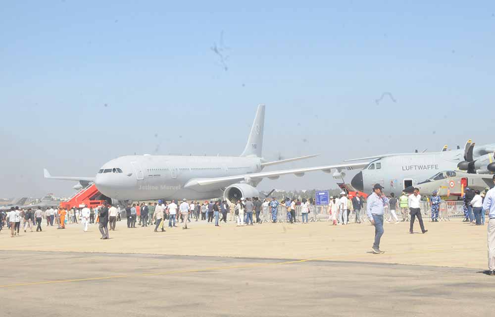 Review of Airbus A400M Atlas and Airbus KC-330 MRTT at AeroIndia 2025