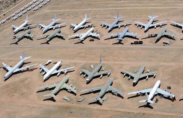 retired aircraft sit in the 309th aerospace maintenance 43c96a 640