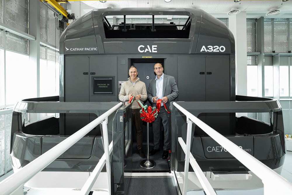 60.CathayFlightTrainingCentrewelcomesnewCAEAirbusA320neofull flightsimulator