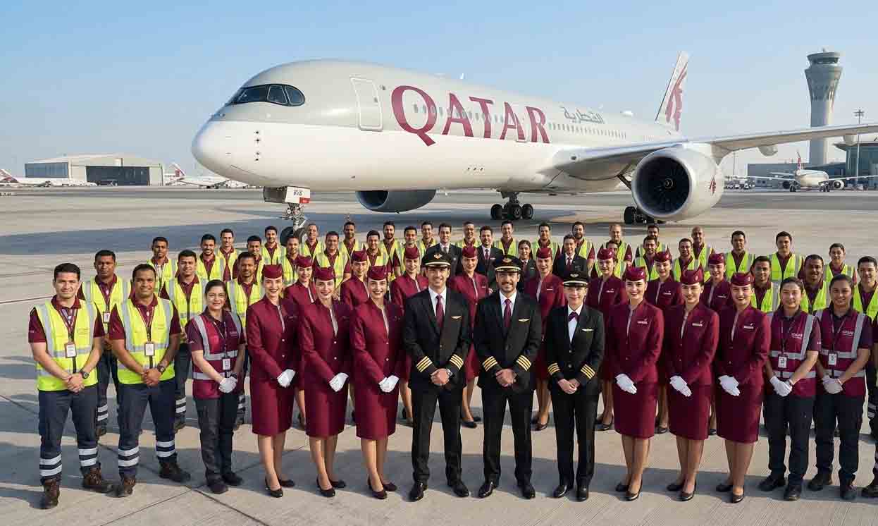 Qatar Airways Hiring 2026: 170+ Jobs Open for Cabin Crew, Pilots & More